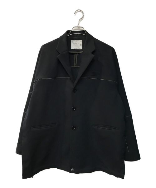 sacai（サカイ）sacai (サカイ) Technical Jersey Jacket ブラック サイズ:2の古着・服飾アイテム