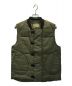 Buzz Rickson's（バズリクソンズ）の古着「HERRINGBONE MILITARY DOWN VEST」｜グリーン