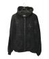 Unknown（アンノウン）の古着「Cross Rhinestone Zip Hoodie」｜ブラック