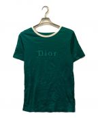 Christian Dior Sportsクリスチャン ディオールスポーツ）の古着「ロゴ刺繍Tシャツ」｜グリーン