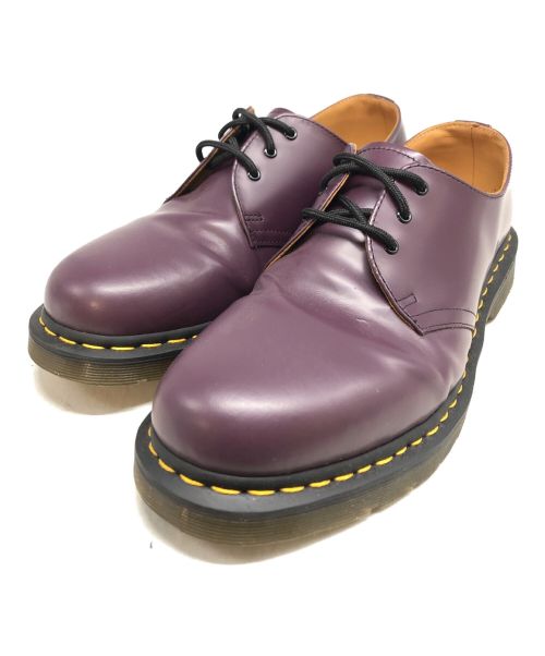 Dr.Martens（ドクターマーチン）Dr.Martens (ドクターマーチン) 3ホールシューズ パープル サイズ:UK9の古着・服飾アイテム