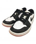 NIKEナイキ）の古着「AIR JORDAN 1 LOW GOLF / エアジョーダンローゴルフ」｜ホワイト×ブラック