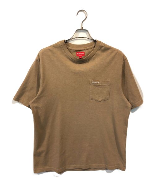 SUPREME（シュプリーム）SUPREME (シュプリーム) S/S Pocket Tee ベージュ サイズ:Mの古着・服飾アイテム