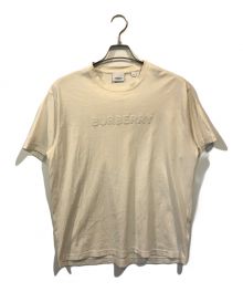 BURBERRY（バーバリー）の古着「ロゴプリントコットンジャージーTシャツ」｜ホワイト