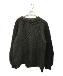 THE SHINZONE（ザ シンゾーン）の古着「LINK CABLE KNIT」｜オリーブ