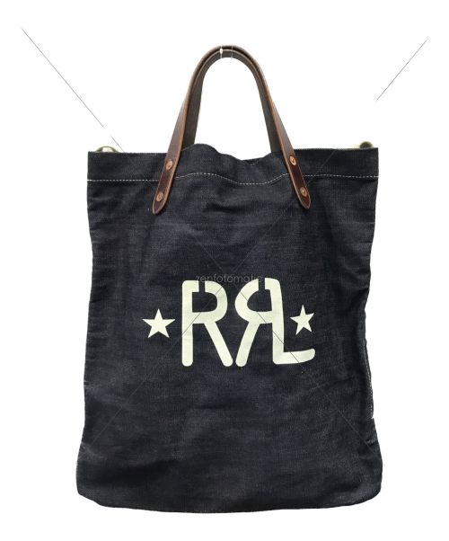 RRL（ダブルアールエル）RRL (ダブルアールエル) DENIM MARKET TOTE インディゴの古着・服飾アイテム