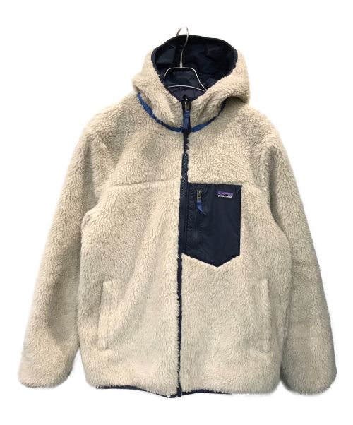 Patagonia（パタゴニア）Patagonia (パタゴニア) リバーシブル・レディ・フレディ・フーディ アイボリー サイズ:XXLの古着・服飾アイテム