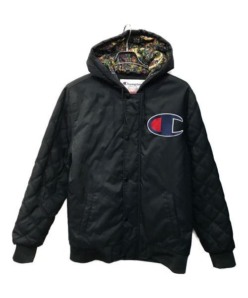 SUPREME（シュプリーム）Supreme (シュプリーム) Champion (チャンピオン) 13AW Paisley Zip Up Jacket ブラック サイズ:Mの古着・服飾アイテム