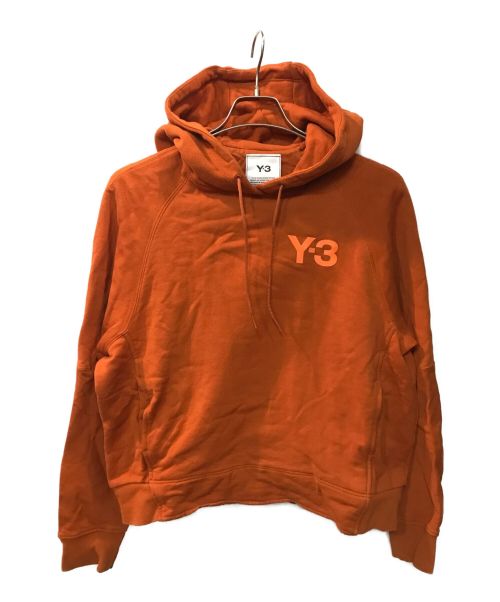 Y-3（ワイスリー）Y-3 (ワイスリー) CLASSIC CHEST LOGO HOODIE オレンジ サイズ:Sの古着・服飾アイテム