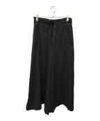 Y-3ワイスリー）の古着「CLASSIC REFINED WOOL CROPPED WIDE LEG PANTS」｜ブラック
