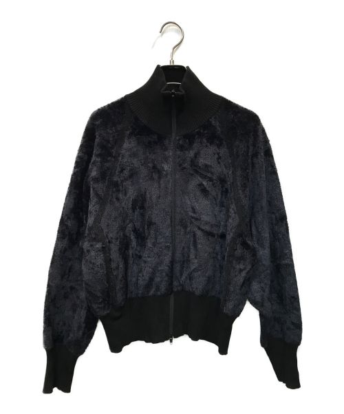 Y-3（ワイスリー）Y-3 (ワイスリー) CLASSIC VELVET KNIT FZ SWEATER ブラック サイズ:Sの古着・服飾アイテム