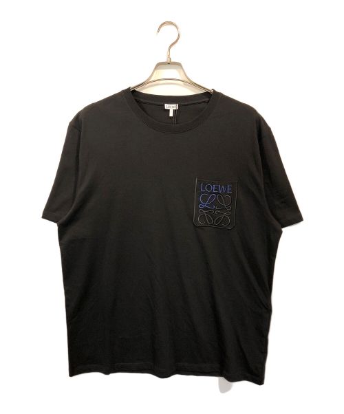 LOEWE（ロエベ）LOEWE (ロエベ) ANAGRAM POCKET T SHIRT ブラック サイズ:XLの古着・服飾アイテム