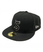 New Era×SUPREMEニューエラ×シュプリーム）の古着「S Logo CAP」｜ブラック