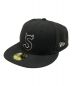 New Era（ニューエラ）の古着「S Logo CAP」｜ブラック