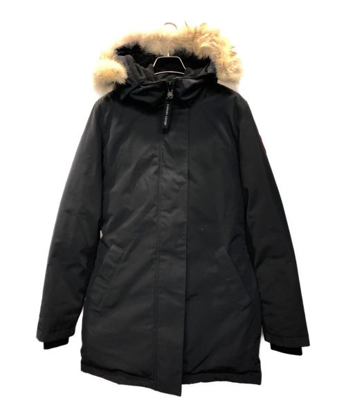 CANADA GOOSE（カナダグース）CANADA GOOSE (カナダグース) VICTORIA Parka ブラック サイズ:Sの古着・服飾アイテム