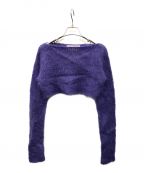 MARNIマルニ）の古着「Cropped Fuzzy Sweater」｜パープル