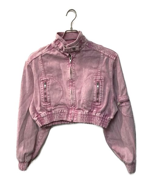 LAGUA GEM（ラグアジェム）LAGUA GEM (ラグアジェム) CANCER DENIM BZ ピンク サイズ:ｓの古着・服飾アイテム