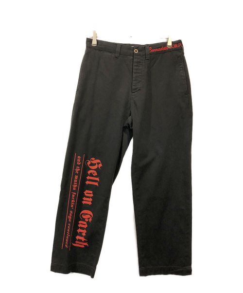 SUPREME（シュプリーム）SUPREME (シュプリーム) Bernadette Corporation (バーナデット コーポレーション) 23ss Old English Chino ブラック サイズ:SIZE W30の古着・服飾アイテム