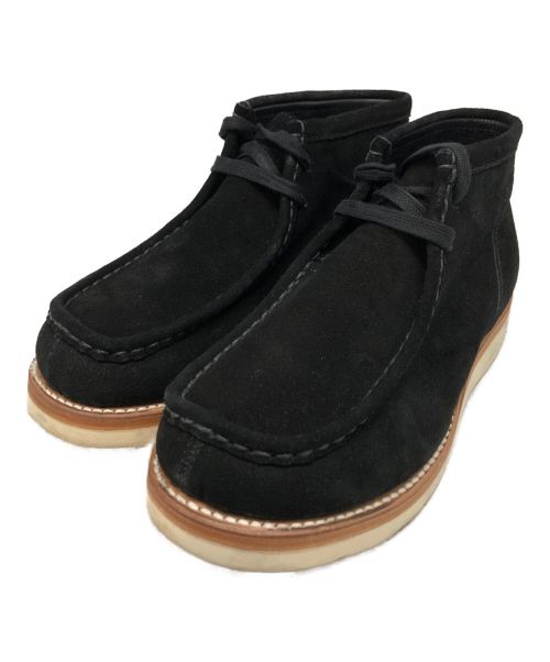 Graphpaper（グラフペーパー）Graphpaper (グラフペーパー) SUEDE MOCK BOOTS ブラック サイズ:270の古着・服飾アイテム