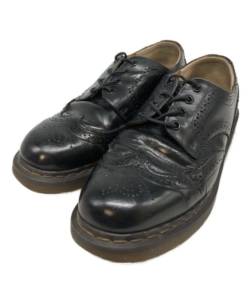 Dr.Martens（ドクターマーチン）Dr.Martens (ドクターマーチン) COMME des GARCONS HOMME DEUX (コムデギャルソン オム ドゥ) ウィングチップシューズ ブラック サイズ:UK8の古着・服飾アイテム