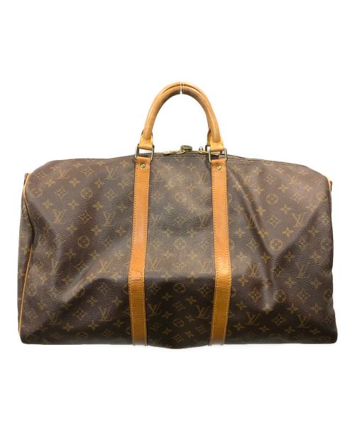 LOUIS VUITTON（ルイ ヴィトン）LOUIS VUITTON (ルイ ヴィトン) キーポル・バンドリエール50 ブラウンの古着・服飾アイテム