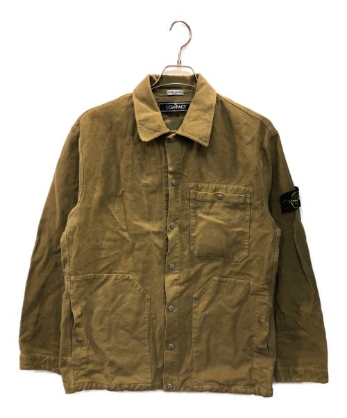 STONE ISLAND（ストーンアイランド）STONE ISLAND (ストーンアイランド) 00's コットンワークジャケット ベージュ サイズ:Lの古着・服飾アイテム