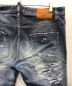 中古・古着 DSQUARED2 (ディースクエアード) LIGHT BEACH BLUE WASH SUPER TWINKY JEANS インディゴ サイズ:52：23000円