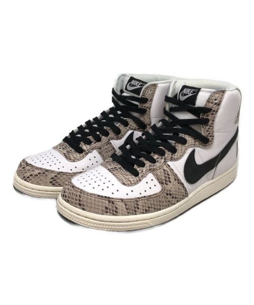 NIKE（ナイキ）NIKE (ナイキ) Terminator High Cocoa Snake ホワイト サイズ:27.5の古着・服飾アイテム