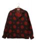 SASQUATCHfabrix.（サスクワッチファブリックス）の古着「DOTS SHIRT JACKET」｜グレー×レッド