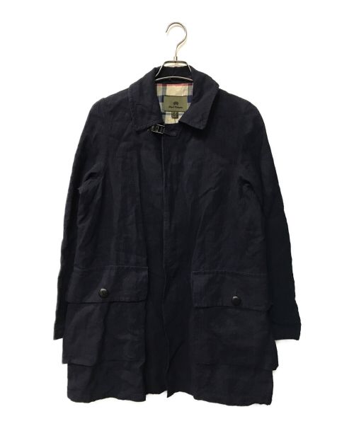 NIGEL CABOURN（ナイジェルケーボン）NIGEL CABOURN (ナイジェルケーボン) HIGHT DENSITY LINEN SHORT COAT ネイビー サイズ:44の古着・服飾アイテム