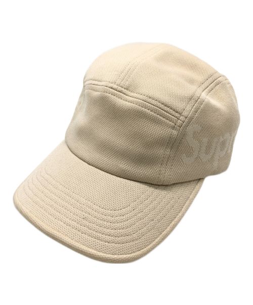 SUPREME（シュプリーム）SUPREME (シュプリーム) JACQUARD PIQUE CAMP CAP アイボリー サイズ:FREEの古着・服飾アイテム