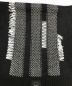 Y-3 (ワイスリー) KNIT SCARF ブラック×ホワイト：8800円