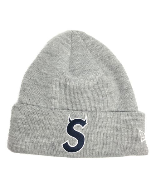 SUPREME（シュプリーム）Supreme (シュプリーム) New Era (ニューエラ) S Logo Beanie グレーの古着・服飾アイテム