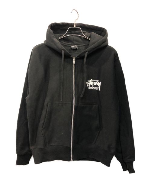 stussy（ステューシー）stussy (ステューシー) Honoluluジップパーカー ブラック サイズ:Sの古着・服飾アイテム