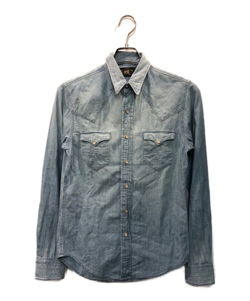 RRL（ダブルアールエル）RRL (ダブルアールエル) BUFFALO WESTERN DENIM SHIRTS インディゴ サイズ:XSの古着・服飾アイテム