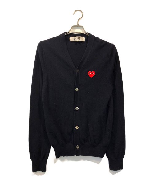 PLAY COMME des GARCONS（プレイ コムデギャルソン）PLAY COMME des GARCONS (プレイ コムデギャルソン) CARDIGAN RED HEART ネイビー サイズ:Sの古着・服飾アイテム