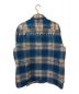 SUPREME (シュプリーム) LINED FLANNEL SNAP SHIRT ブルー×ホワイト サイズ:L：21800円