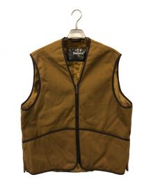 Barbour（バブアー）の古着「WARM PILE WAISTCOAT ZIP-IN LINER」｜ブラウン