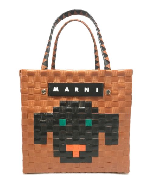 MARNI（マルニ）MARNI (マルニ) MARKET ANIMAL BASKET ブラウンの古着・服飾アイテム