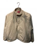SUPREMEシュプリーム）の古着「Spellout Embroidered Track Jacket Sand」｜ベージュ