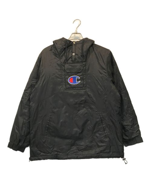 SUPREME（シュプリーム）SUPREME (シュプリーム) Champion (チャンピオン) 18ss Pullover Parka ブラック サイズ:Mの古着・服飾アイテム