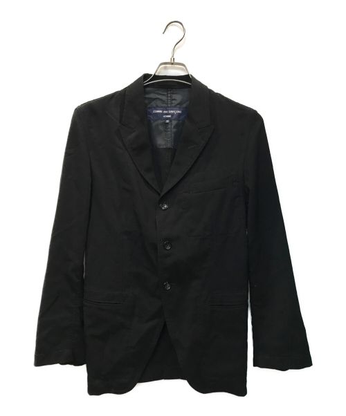 COMME des GARCONS HOMME（コムデギャルソン オム）COMME des GARCONS HOMME (コムデギャルソン オム) オールドウールモヘアブレンド3Bジャケット ブラック サイズ:SSの古着・服飾アイテム