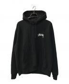 stussyステューシー）の古着「8BALL FADE HOODIE」｜ブラック