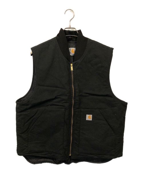 CarHartt（カーハート）CarHartt (カーハート) DUCK VEST ARCTIC QUILT LINED（ダックベスト） ブラック サイズ:XLの古着・服飾アイテム