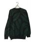 WACKO MARIA (ワコマリア) 23SS LEAF JACQUARD SWEATER ブラック×グリーン サイズ:XL：20000円