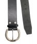 the letters (レターズ) HORSESHOE BELT ブラック：9000円