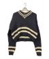 oldderby Knitwear（オールドダービーニットウェア）の古着「ワイドチルデンニット」｜ネイビー