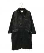 Barbourバブアー）の古着「OVERSIZED WAX BURGHLEY」｜ブラック