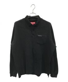 SUPREME（シュプリーム）の古着「Thermal L/S Polo」｜ブラック