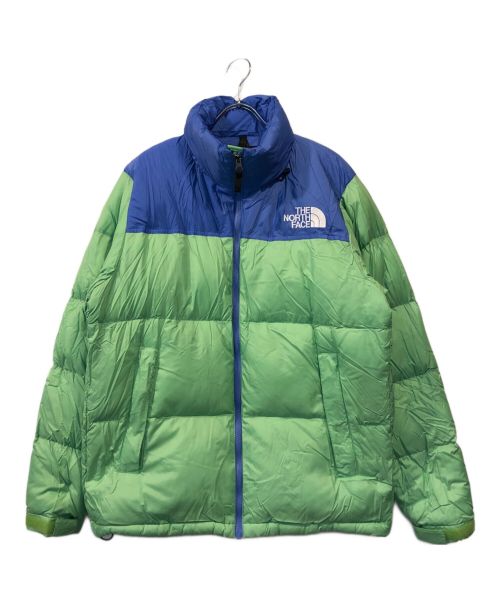 THE NORTH FACE（ザ ノース フェイス）THE NORTH FACE (ザ ノース フェイス) ヌプシジャケット ブルー×グリーン サイズ:Mの古着・服飾アイテム